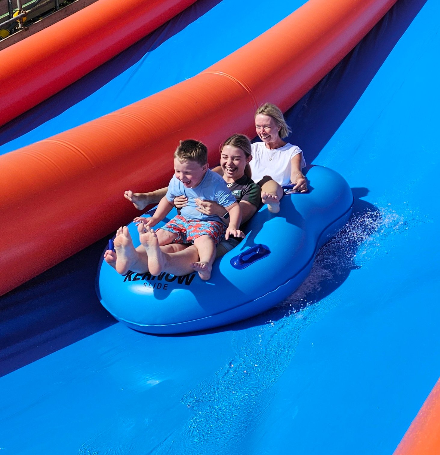 Riders enjoying Kernow Slide